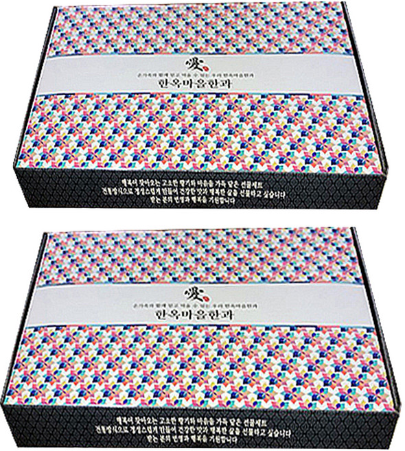한옥마을한과 종합강정, 2개, 1kg