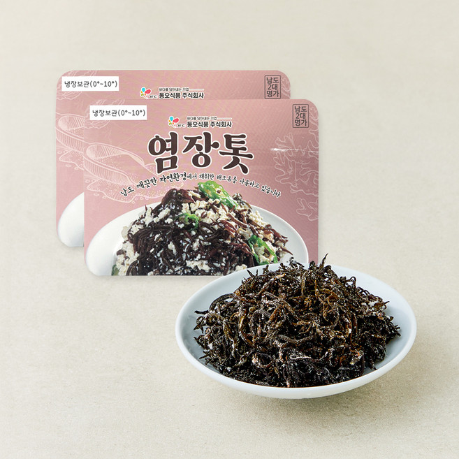 동오식품 염장 톳, 2개, 180g