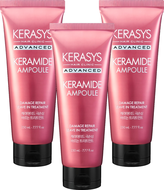 케라시스 케라마이드 극손상 바르는 트리트먼트, 3개, 230ml