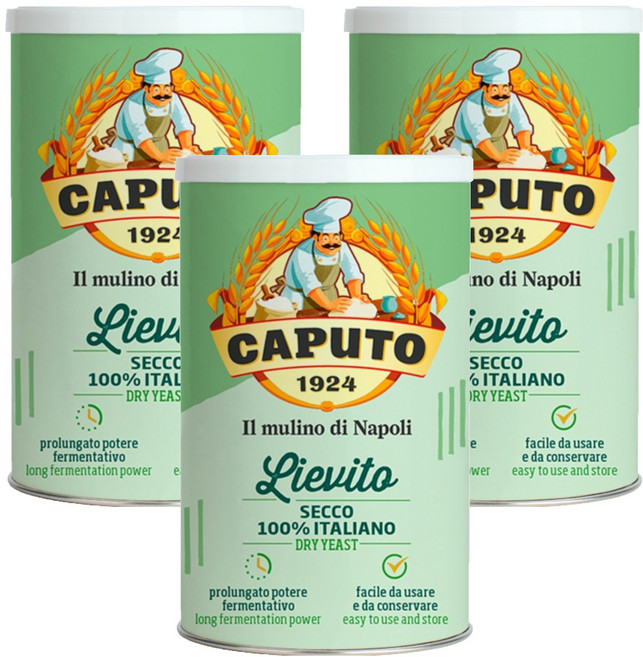 CAPuTO 乾酵母粉, 3個, 100g