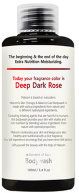 말콤 바디워시 딥 다크로즈, 100ml, 1개