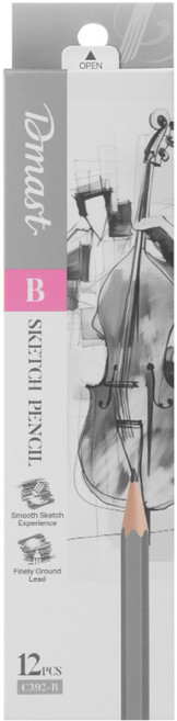 디마스트 미술용 연필 12개입, B, 1세트