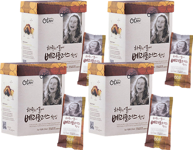 오트리 하루의 열매 베리플러스 한입, 250g, 4개