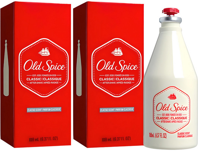 Old Spice 歐仕派 鬍後水 經典爽膚水, 188ml, 2個