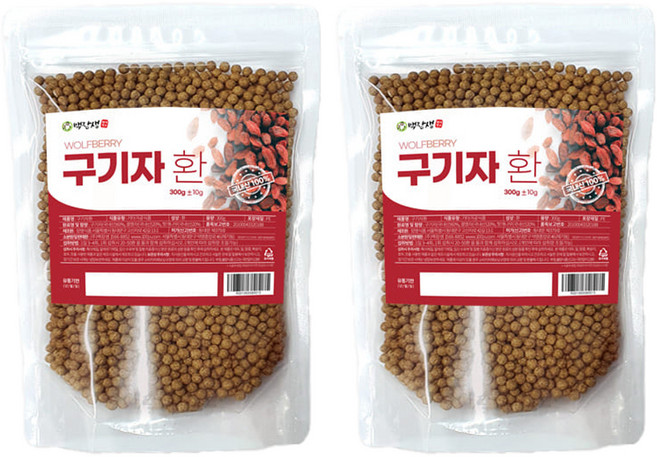 백장생 구기자 환, 2개, 300g