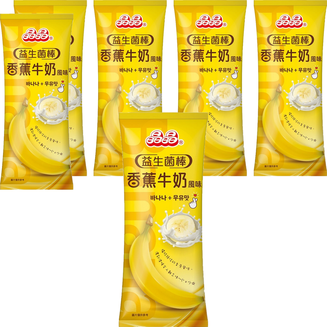 晶晶 益生菌香蕉牛奶風味棒, 680g, 6包