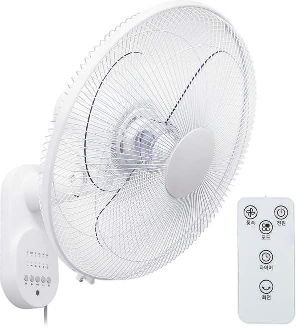 홈플래닛 벽걸이형 리모컨 선풍기, NDB1706R