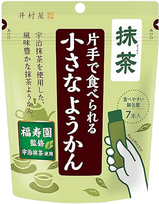 imuraya 井村屋 羊羹方便包 抹茶, 98g, 1包