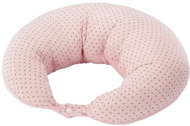 KU.KU Duckbill 酷咕鴨 KUKU PLUS 授乳月亮枕, 波波粉