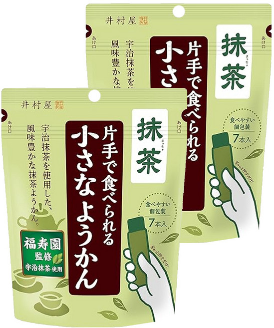 imuraya 井村屋 羊羹方便包 抹茶, 98g, 2包