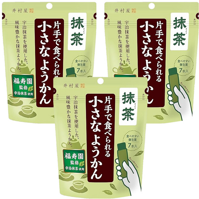 imuraya 井村屋 羊羹方便包 抹茶, 98g, 3包