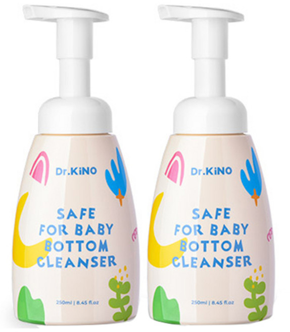 닥터키노 안전한 아기 엉덩이 클렌저, 2개, 250ml