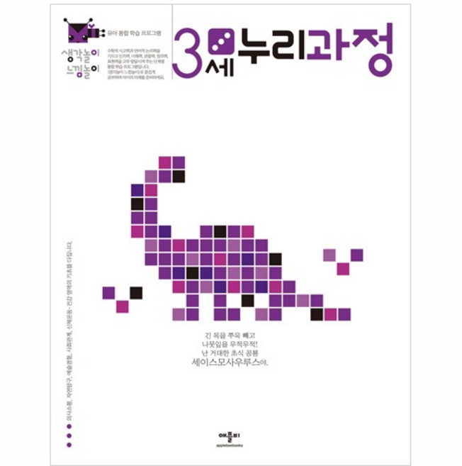 생각놀이느낌놀이 3세누리과정, 3세 누리과정, 애플비북스