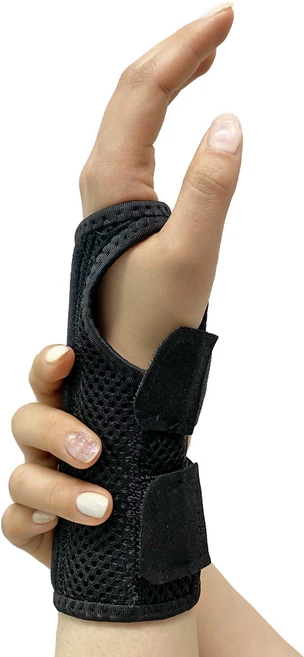 리커버스 데일리 손목 보호대 왼손착용, 1개, 블랙 - 쿠팡