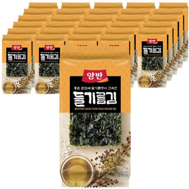 양반 들기름김, 5g, 144개