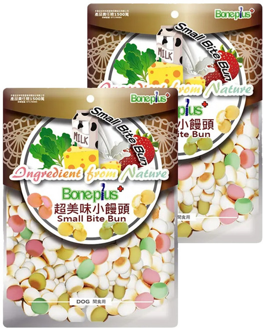 Boneplus 超美味小饅頭 綜合滋味, 250g, 2包