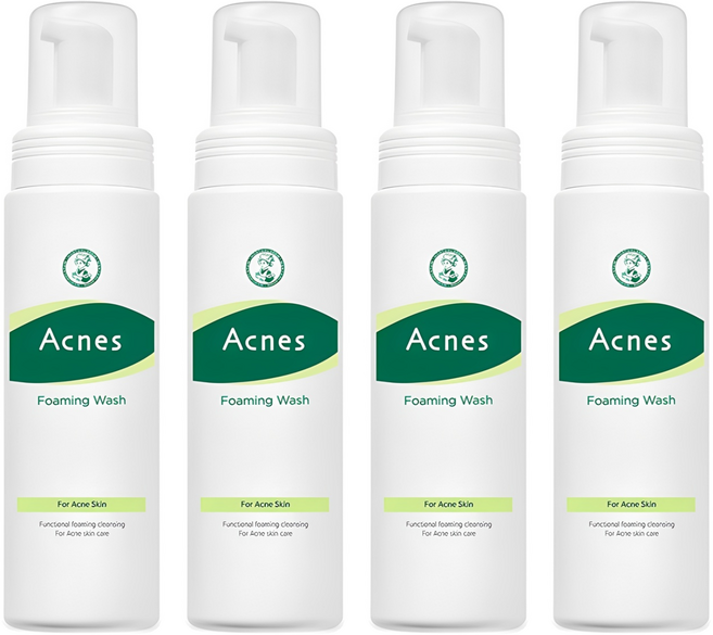 아크네스 포밍워시 클렌저, 180ml, 4개