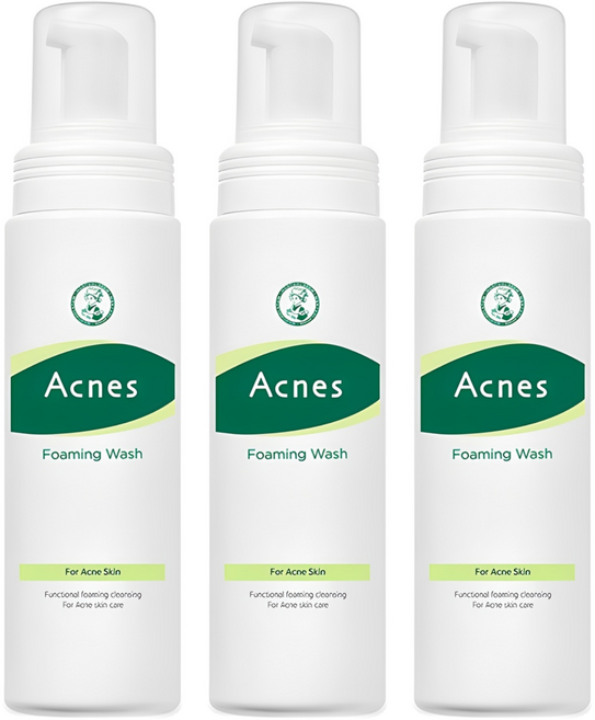 아크네스 포밍워시 클렌저, 180ml, 3개