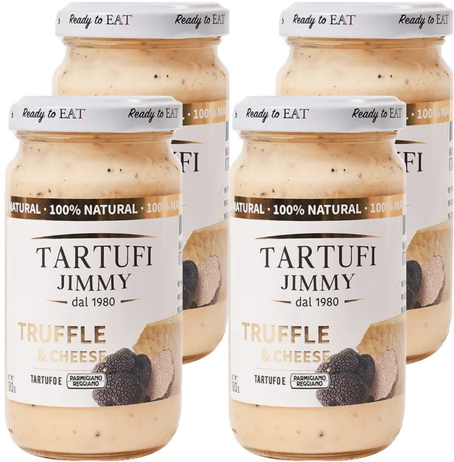 TARTUFI JIMMY 松露麵醬, 起司, 180g, 4罐