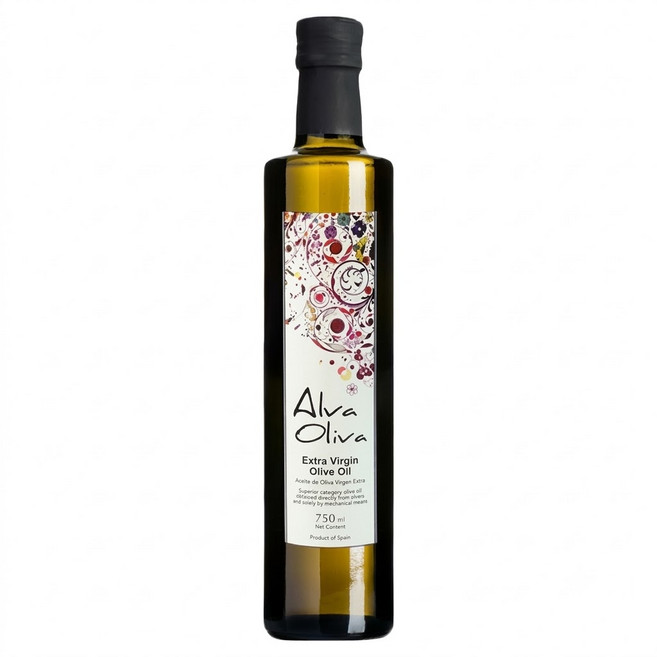 Alva Oliva 艾娃橄欖 特級冷壓初榨橄欖油, 750ml, 1瓶