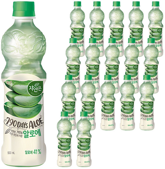 자연은 알로에 주스, 500ml, 18개