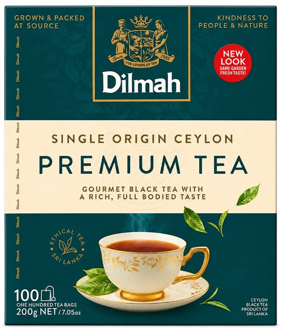 Dilmah 帝瑪 錫蘭紅茶, 2g, 100包, 1盒