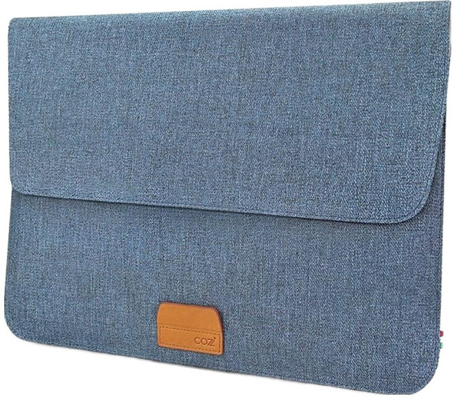 COZi CITY Stand Sleeve 纖薄支架電腦包 適用於MacBook Pro/Max (M1~M3版本), 丹寧藍, 1個