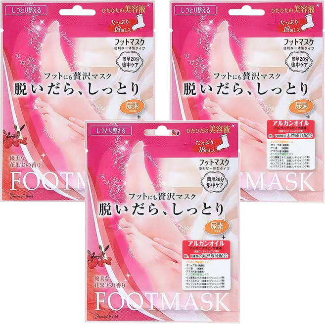 花果相護足膜 BSF-251, 18ml, 1入, 3雙