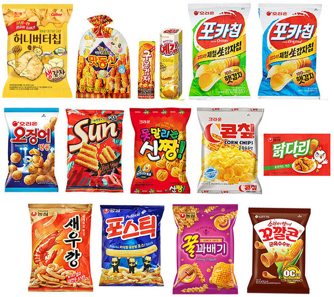스낵 종합세트 15종, 1세트, 66g