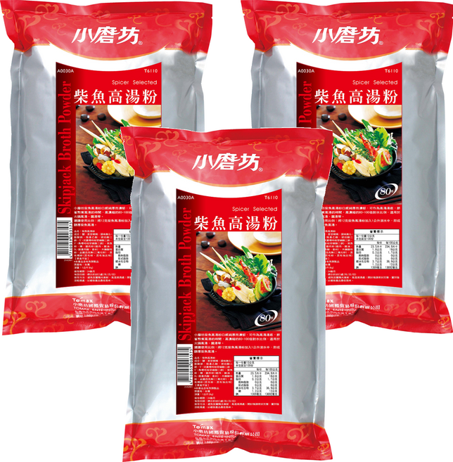 小磨坊 柴魚高湯粉, 1kg, 3包