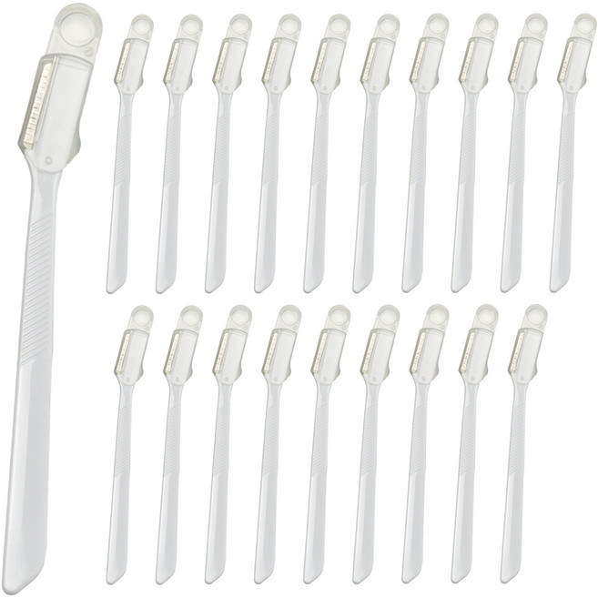 뷰렌드 안전 눈썹칼, 백색, 20개