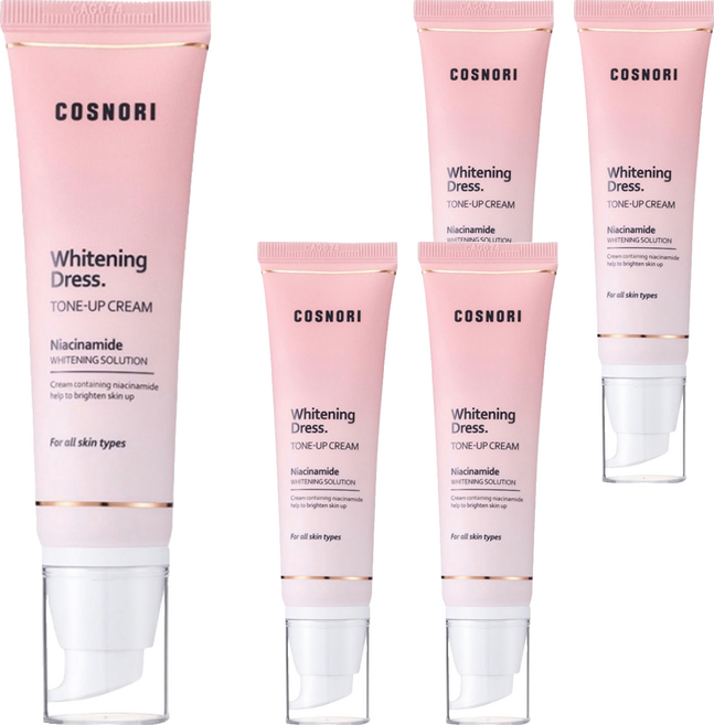 COSNORI 台灣公司貨 櫻花淨白提亮素顏霜 50ml, 單色, 5條
