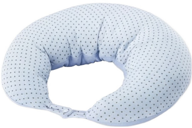 KU.KU Duckbill 酷咕鴨 PLUS授乳月亮枕, 波波藍