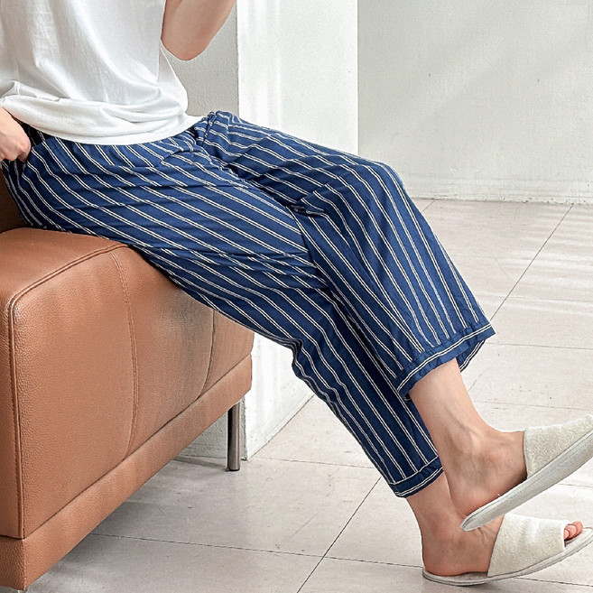 슬레진저 남성용 60수 오가닉 고밀도 파자마 바지