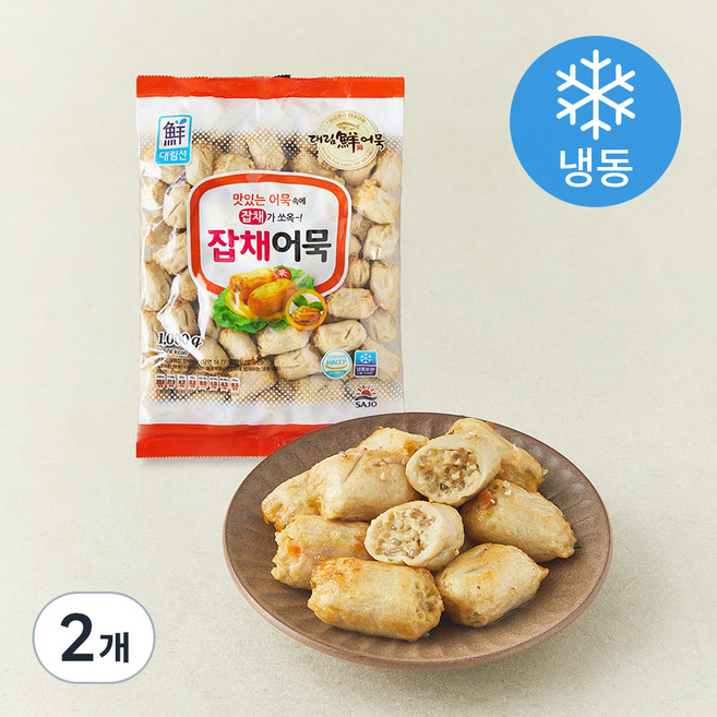 대림선 잡채 어묵 (냉동), 1kg, 2개