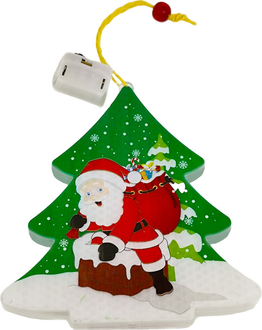 LED聖誕掛燈 200g, 金色 + 綠色, 1個