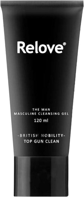 Relove 男性專用私密潔淨凝露 英倫紳士涼感, 120ml, 1條