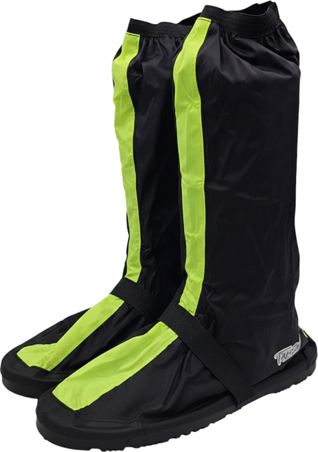 TAHSIN 達新牌 炫光防雨鞋套 高筒雨鞋套, 黑色, 1雙