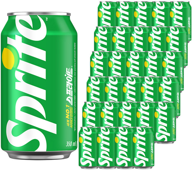 스프라이트 사이다, 350ml, 72개