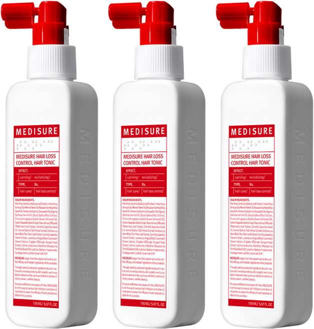 메디슈어 헤어토닉, 150ml, 3개