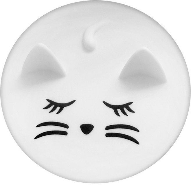 日本 MARUKI 可微波矽膠杯蓋 貓咪, 貓咪 顏色隨機, 1個