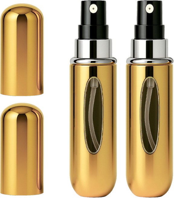 아이돈케어 새지않는 향수 팟 공병, 2개, 골드