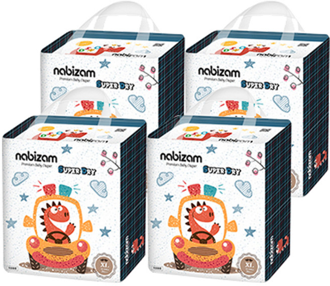 나비잠 슈퍼드라이 팬티형 기저귀 아동공용, 특대형(XL), 104매