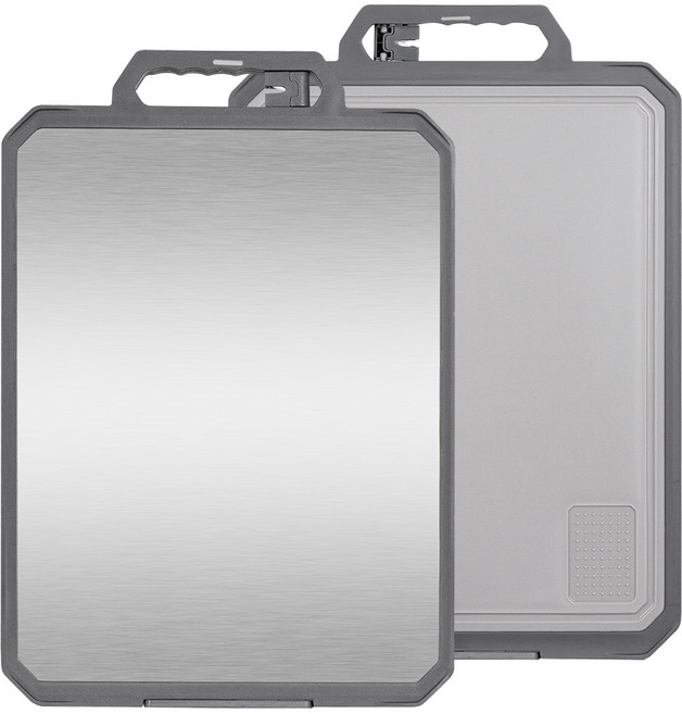 플루밍 316 양면 항균 스텐 도마, 혼합색상, 1개