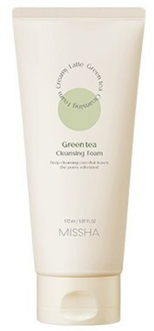 미샤 크리미 라떼 클렌징 폼 녹차, 172ml, 1개