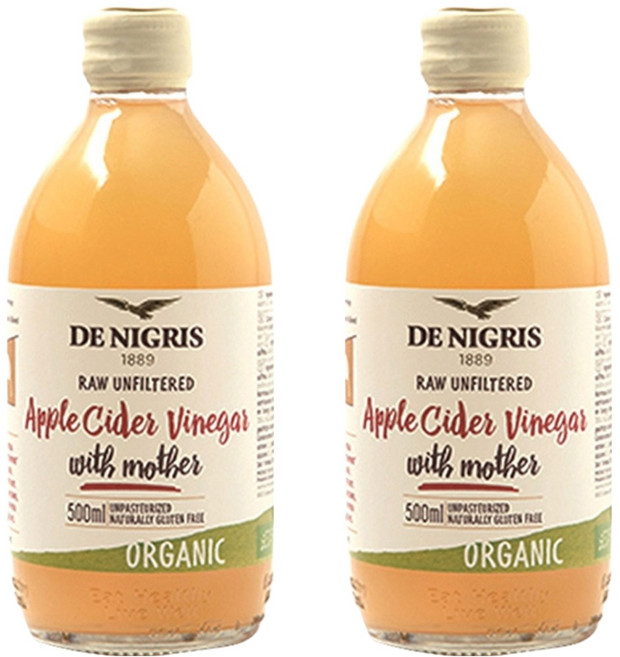 데니그리스 유기농 사과식초, 500ml, 2개