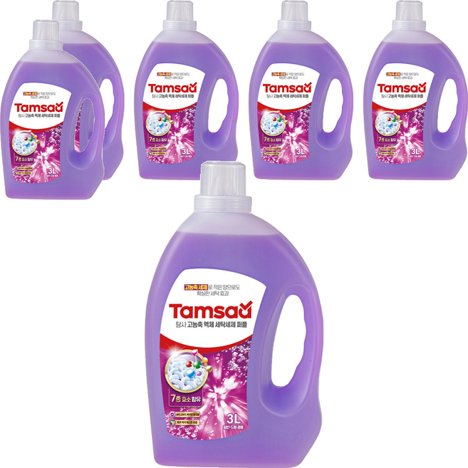 Tamsaa 高濃縮洗衣精, 3L, 6瓶