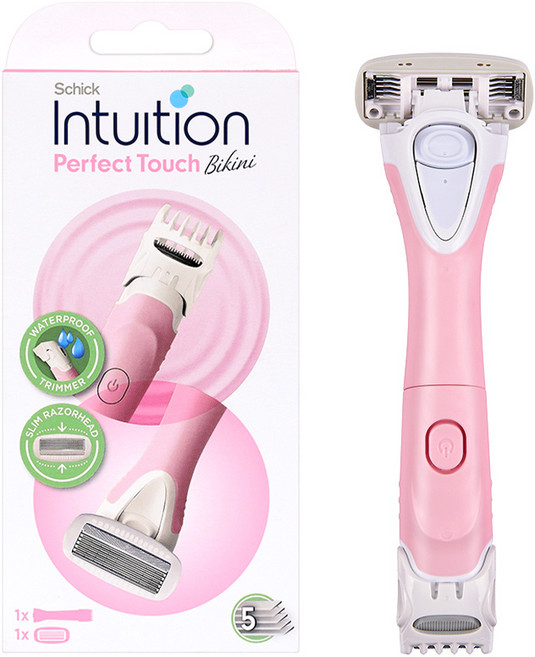 인튜이션 퍼펙트터치 비키니 바디트리머 면도기 + 날 1개입, 1개