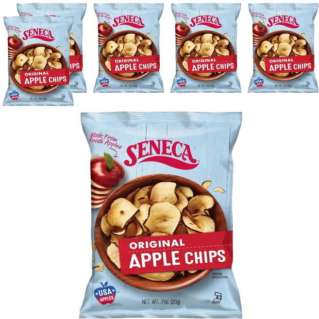 세네카 애플칩 과자 오리지널, 20g, 6개