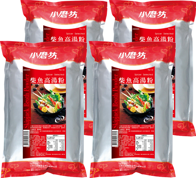 小磨坊 柴魚高湯粉, 1kg, 4包